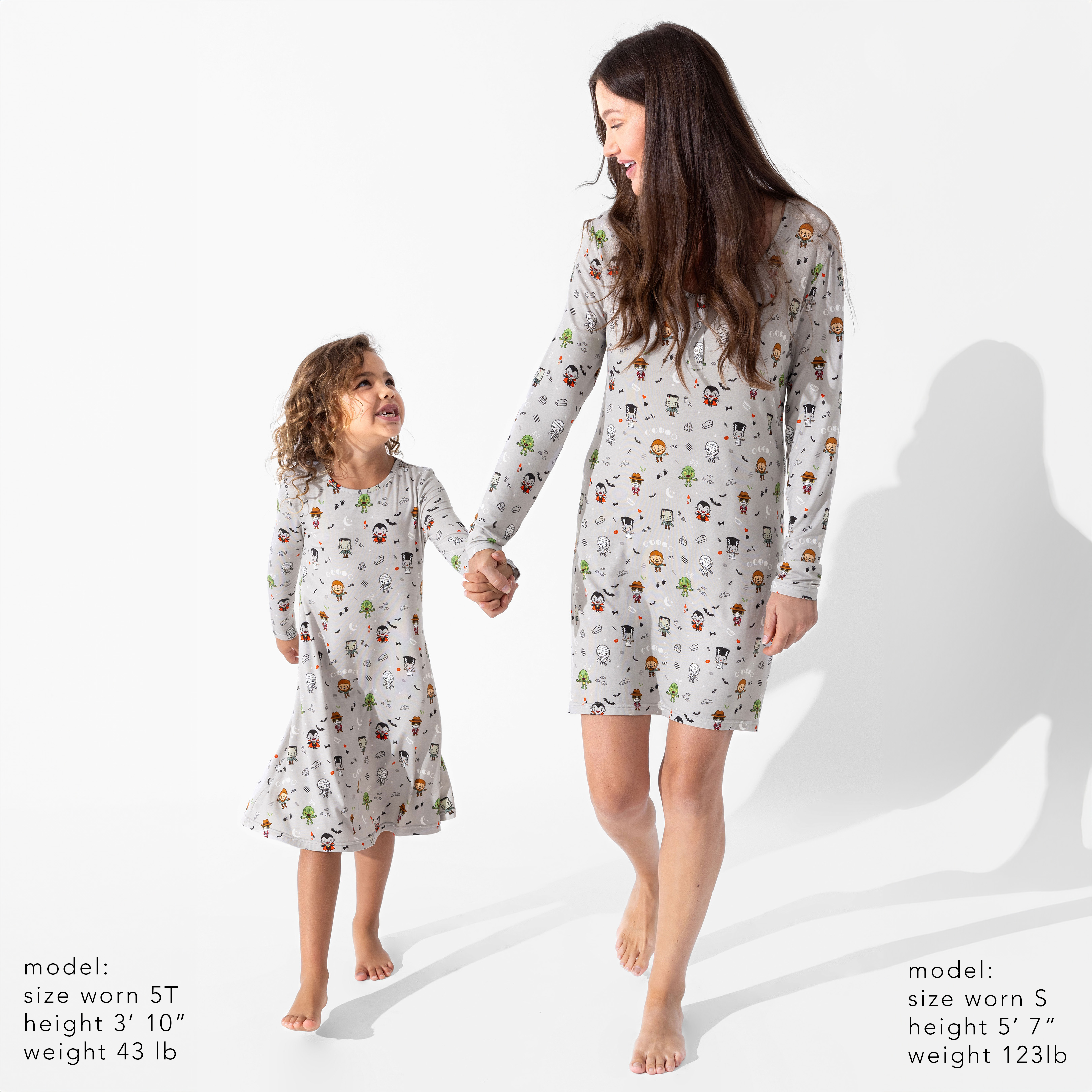 Bellabu Bear - Vendita all'ingrosso Camicia da notte da donna - Camicia da notte da donna in bambù Little Monsters4