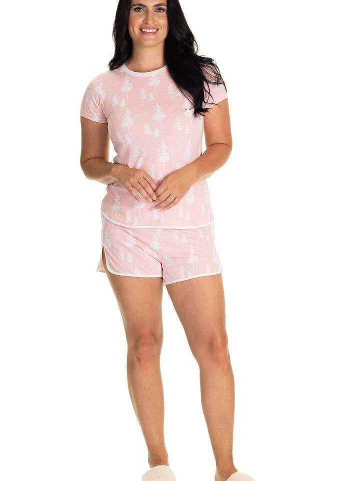 Chandler Short Set in Leland Gal Alpine Blush for wholesale by Duffield Lane