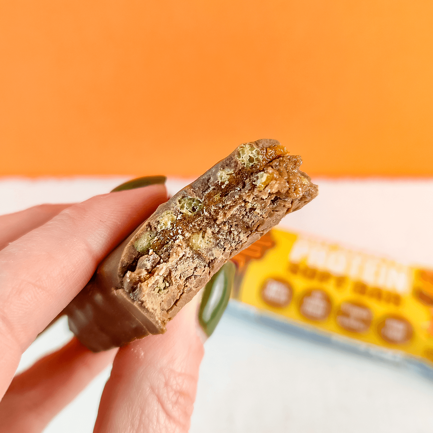 Diaita - Wholesale Snack Bar - Gut Health & Protein Bar (Caramel & Crispies Choco)2