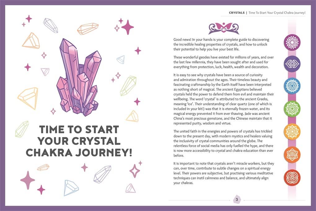 Texas Bookman - Wholesale Body, Mind & Spirit Book - Crystals: Chakra Healing Crystals Set and Guidebook3