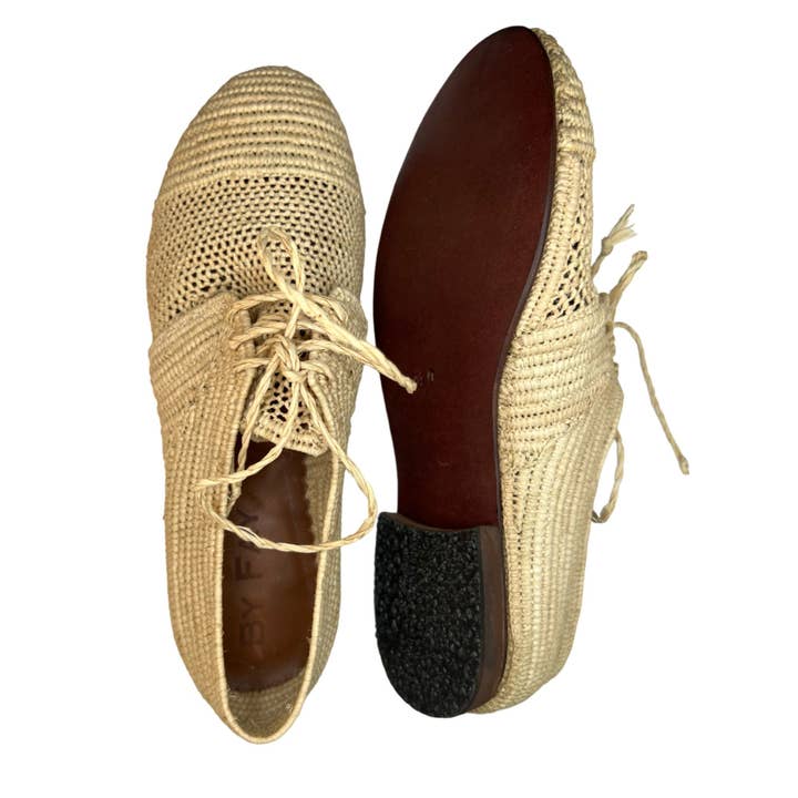 LaMaisonBerbere - Wholesale Sandals - Women's - Raffia Summer Vibes: Handcrafted Moroccan Sandals Raffia