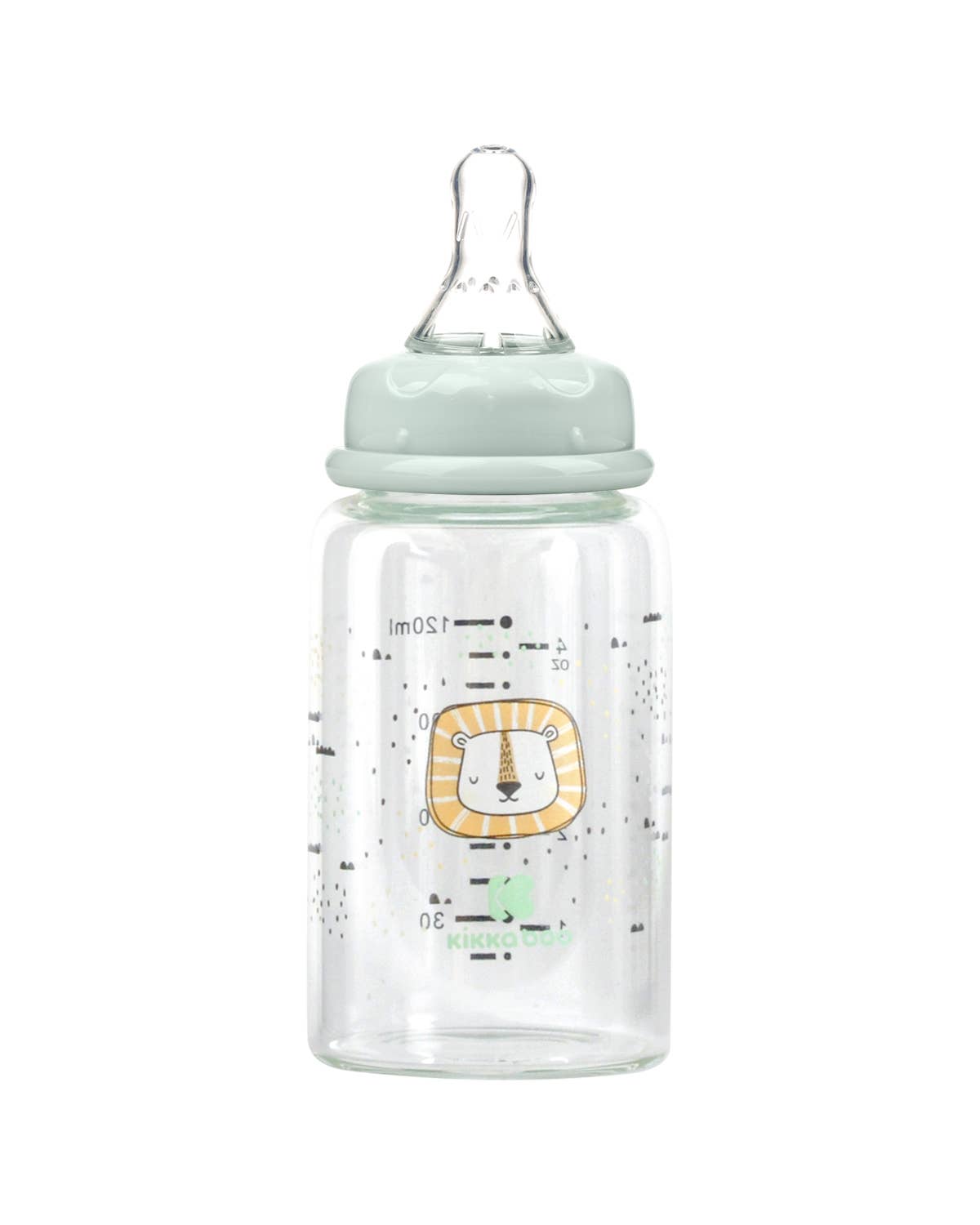 Kika Group Ltd. – wholesale Babyflaska – Glasnappflaska 120 ml Savanna0