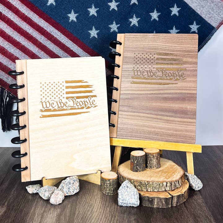 Sacred Honor - Wholesale Journal/Diary - Disc Bound Walnut Journal1