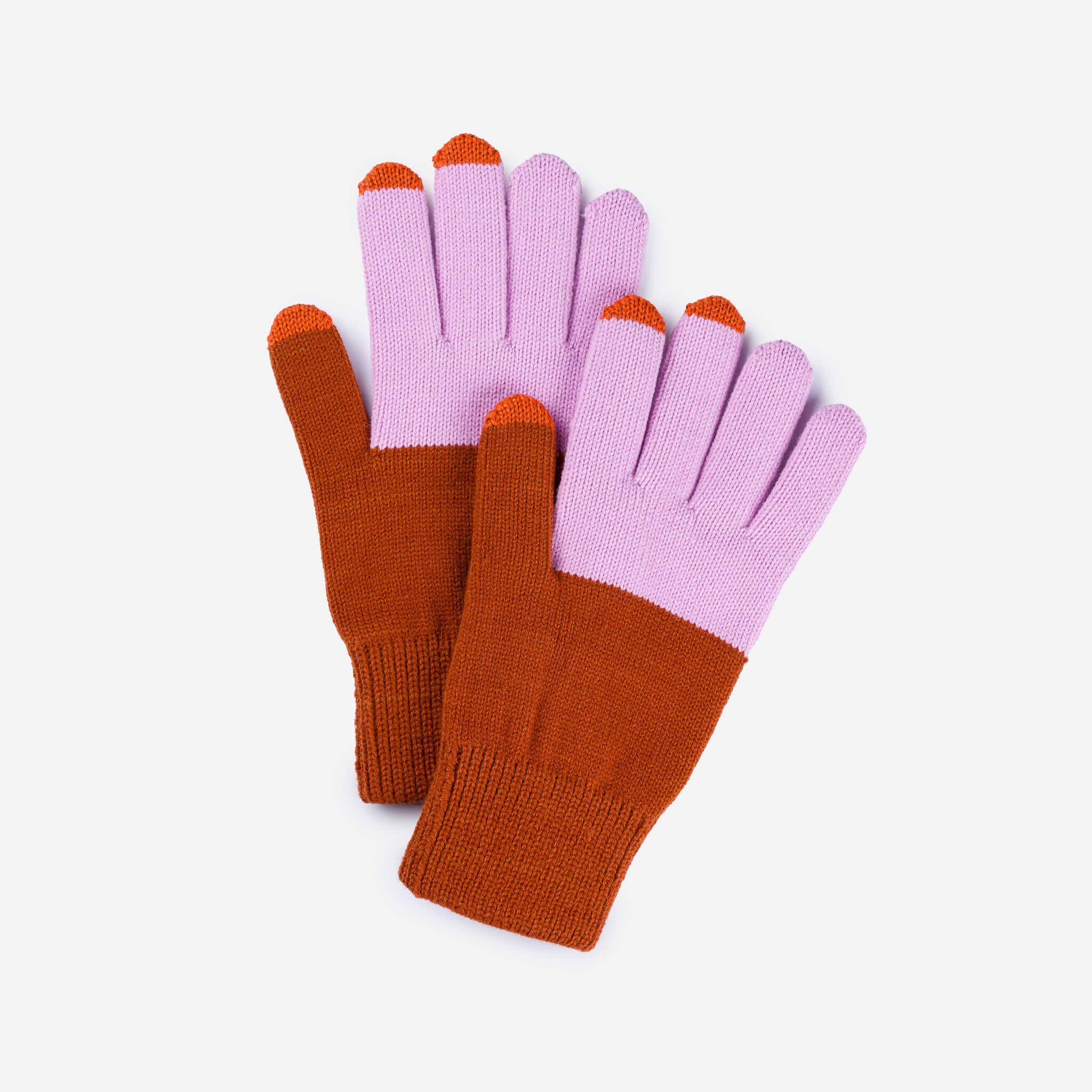 VERLOOP | knits - Wholesale Handschoenen - Dames - Kleurblok Brei Touchscreen Handschoenen16