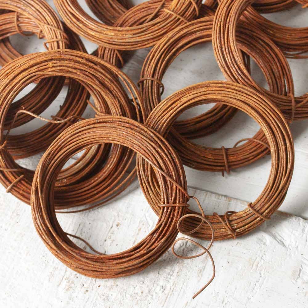 Factory Direct Craft - Wholesale Craft Supplies - 20 Gauge Rusty Tin Craft Wire (25 rolls each 30 feet long)2
