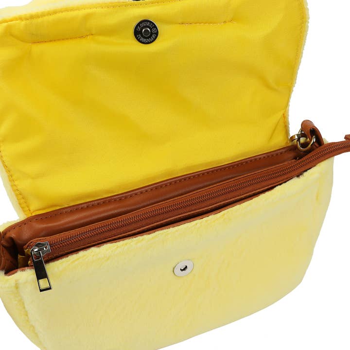 Bioworld Merchandising - Wholesale Crossbody Bag - Unisex - Disney Winnie The Pooh Plush Crossbody5