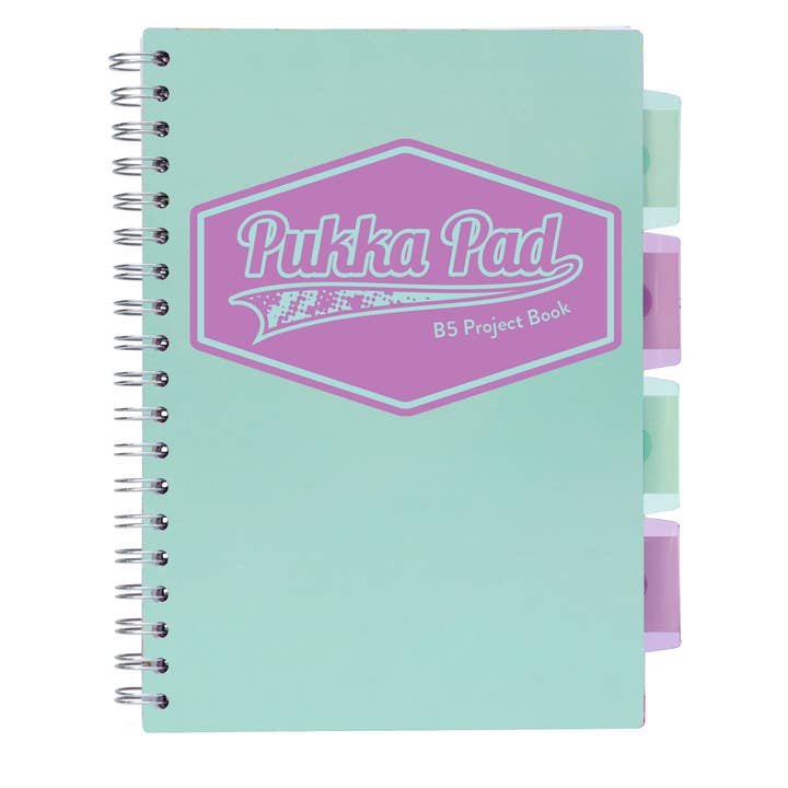 Pukka Pads North America - Wholesale Notebook - Pastel B5 Project Book - assorted 3-pack2
