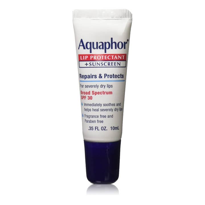 KT Supply – wholesale Läppbalsam – Aquaphor Lip Protectant Plus Solskyddsmedel SPF 30, 0,35 Oz