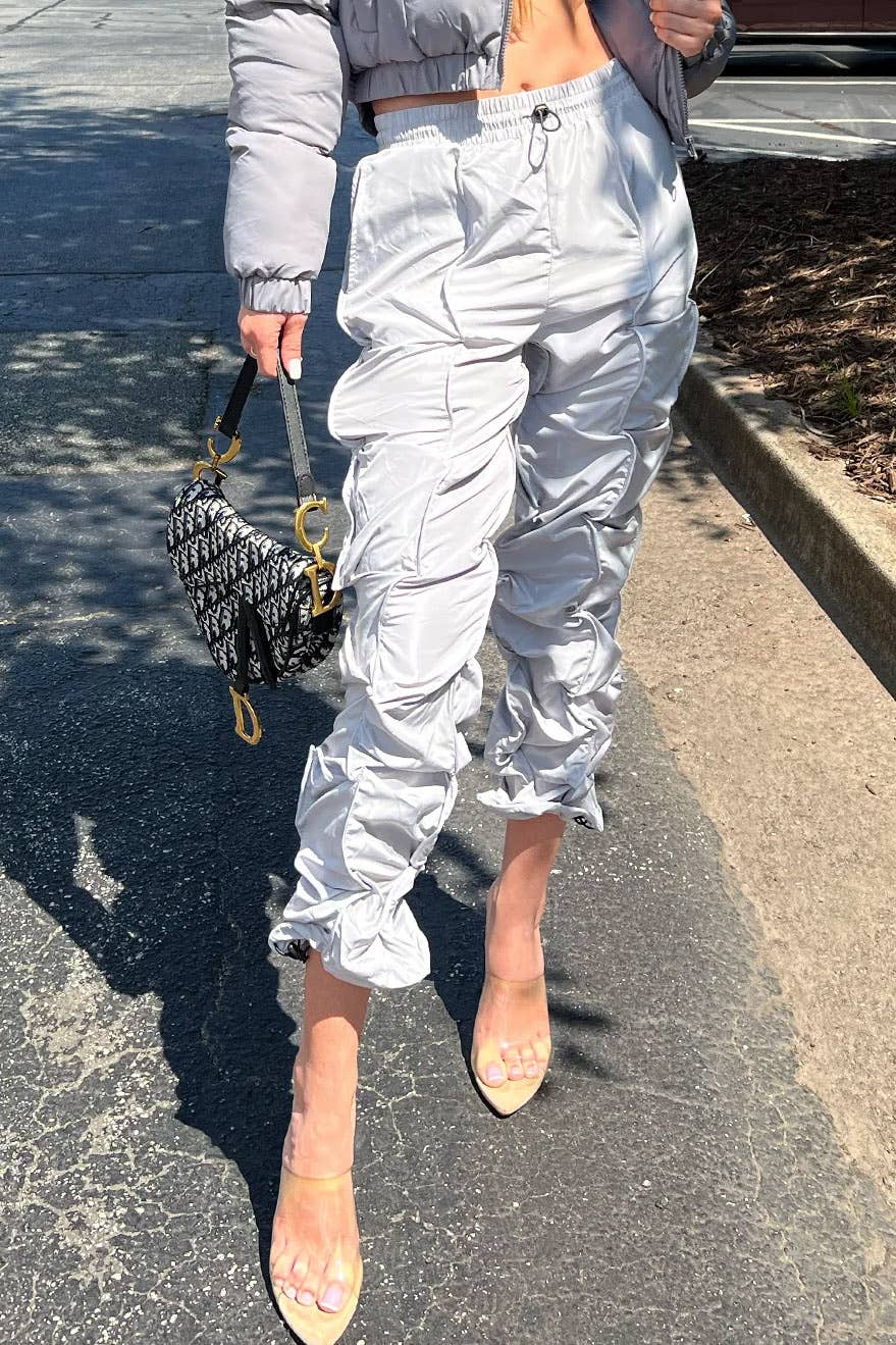 5besties inc - Wholesale Pants - Women's - RUCHED PARACHUT PANTS 5