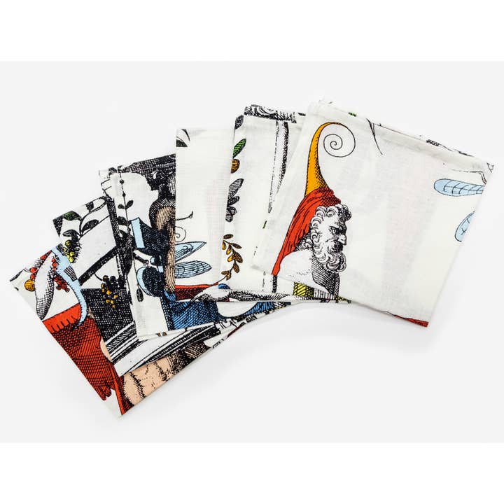 Vito Nesta Grand Tour - Wholesale Dinner & Cloth Napkin - Pompeii linen napkins set of 8