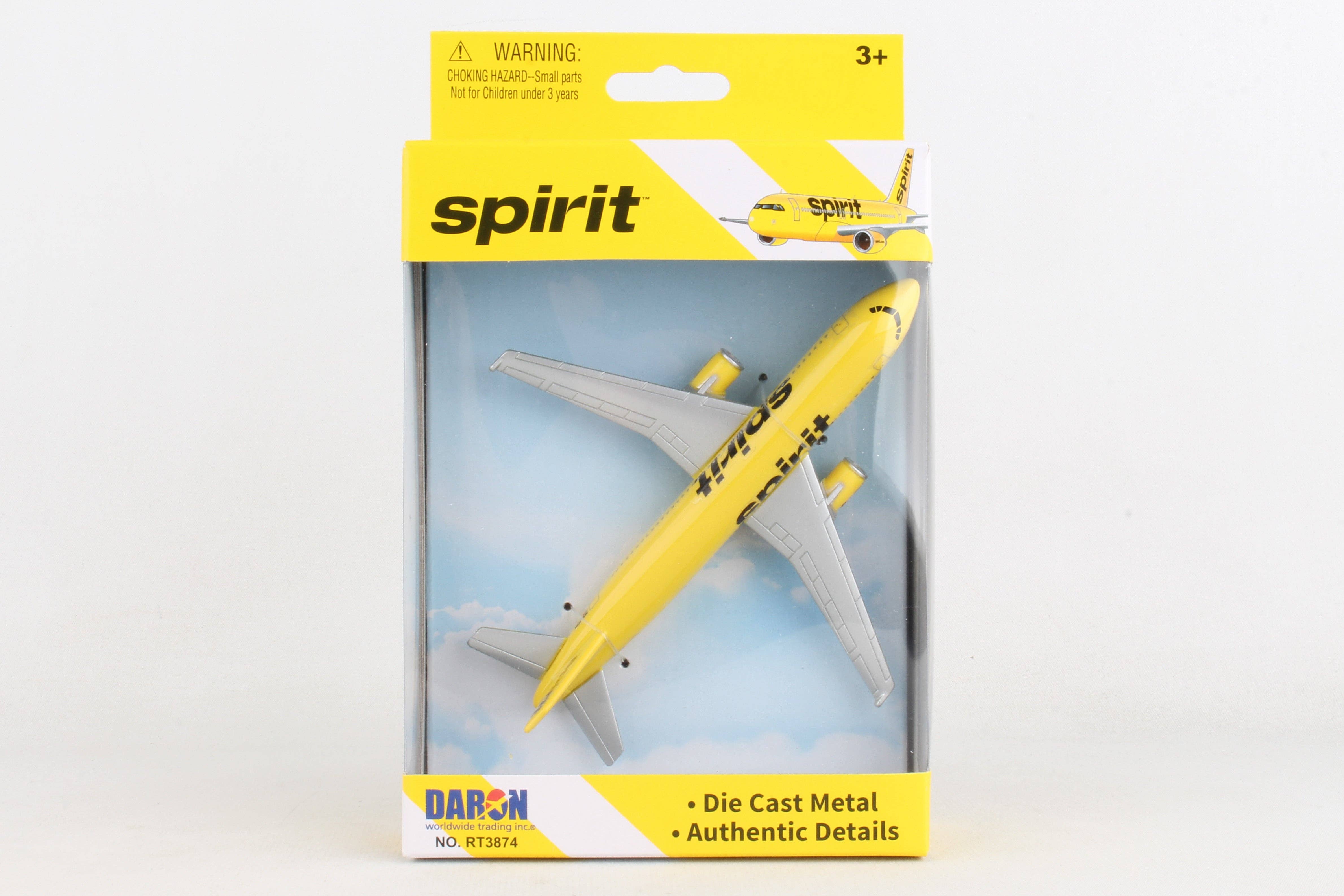 Daron Worldwide Trading - Wholesale Toy Plane - Kids - RT3874 Spirit Airlines Single Plane by Daron Toys1