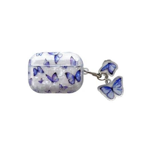 Funda Protectora para Auriculares Airpods Pro con Diseño de Mariposa Linda para venta al por mayor de Fleur de lys collections