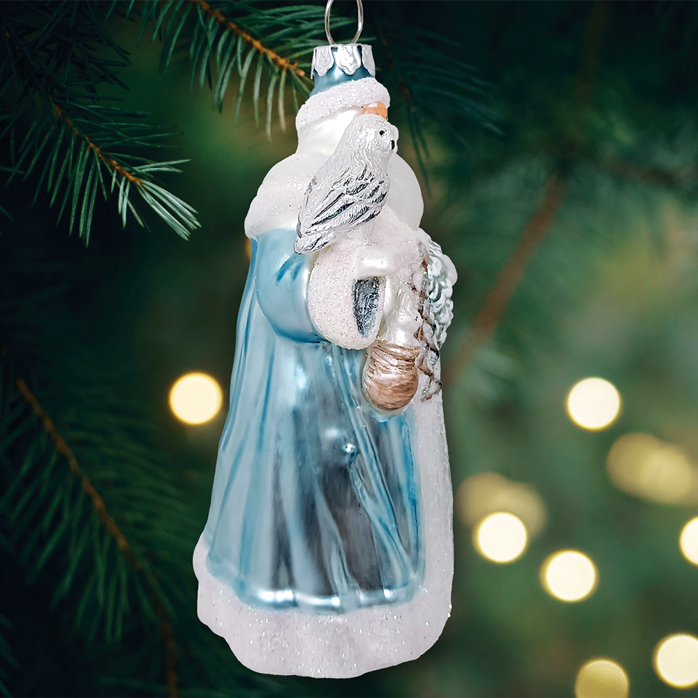 OrnamentallyYou - Wholesale Ornament - Arctic Whispers Santa Glass Christmas Ornament3