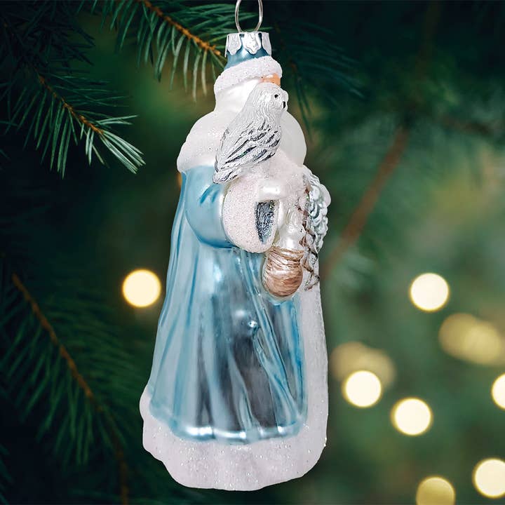 OrnamentallyYou - Wholesale Ornament - Arctic Whispers Santa Glass Christmas Ornament3