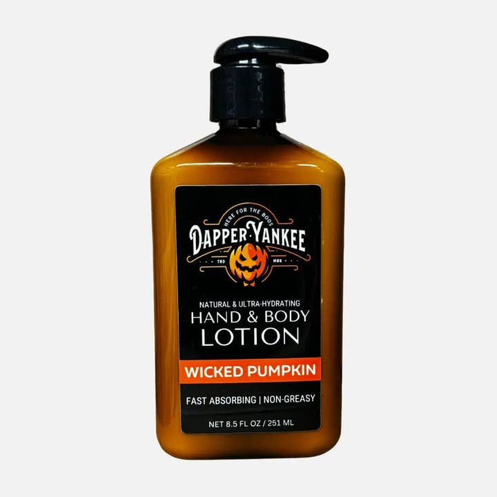 Wicked Pumpkin Hand & Body Lotion for wholesale by Dapper Yankee