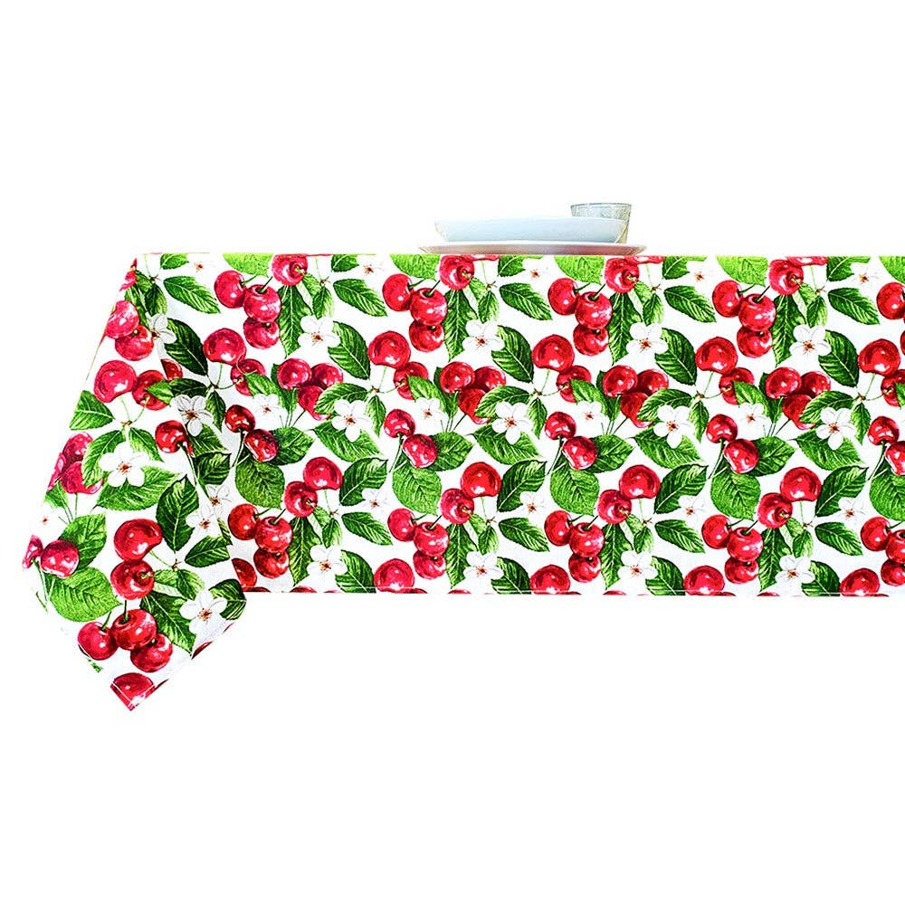 CHERRY Tablecloth for 4 places, square cm.140x140 SUMMER for wholesale on Faire0