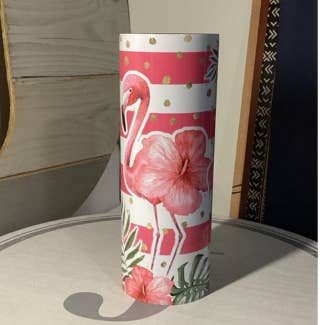 Copo Térmico de 20oz com Flamingo Rosa Item Físico por atacado de Justified Madness1