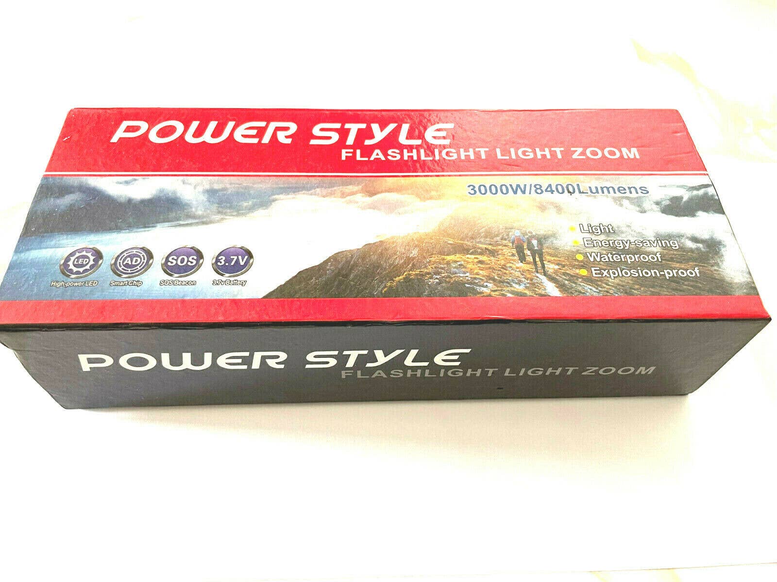 HASHIR PRODUCTS – wholesale Ficklampa – Superljus LED-ficklampa med 8400 lumen och uppladdningsbart batteri6