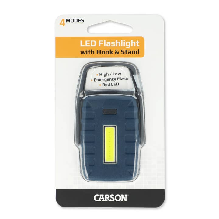 Carson - Wholesale Flashlight - Compact LED Flashlight with White, Red and Emergency Light4