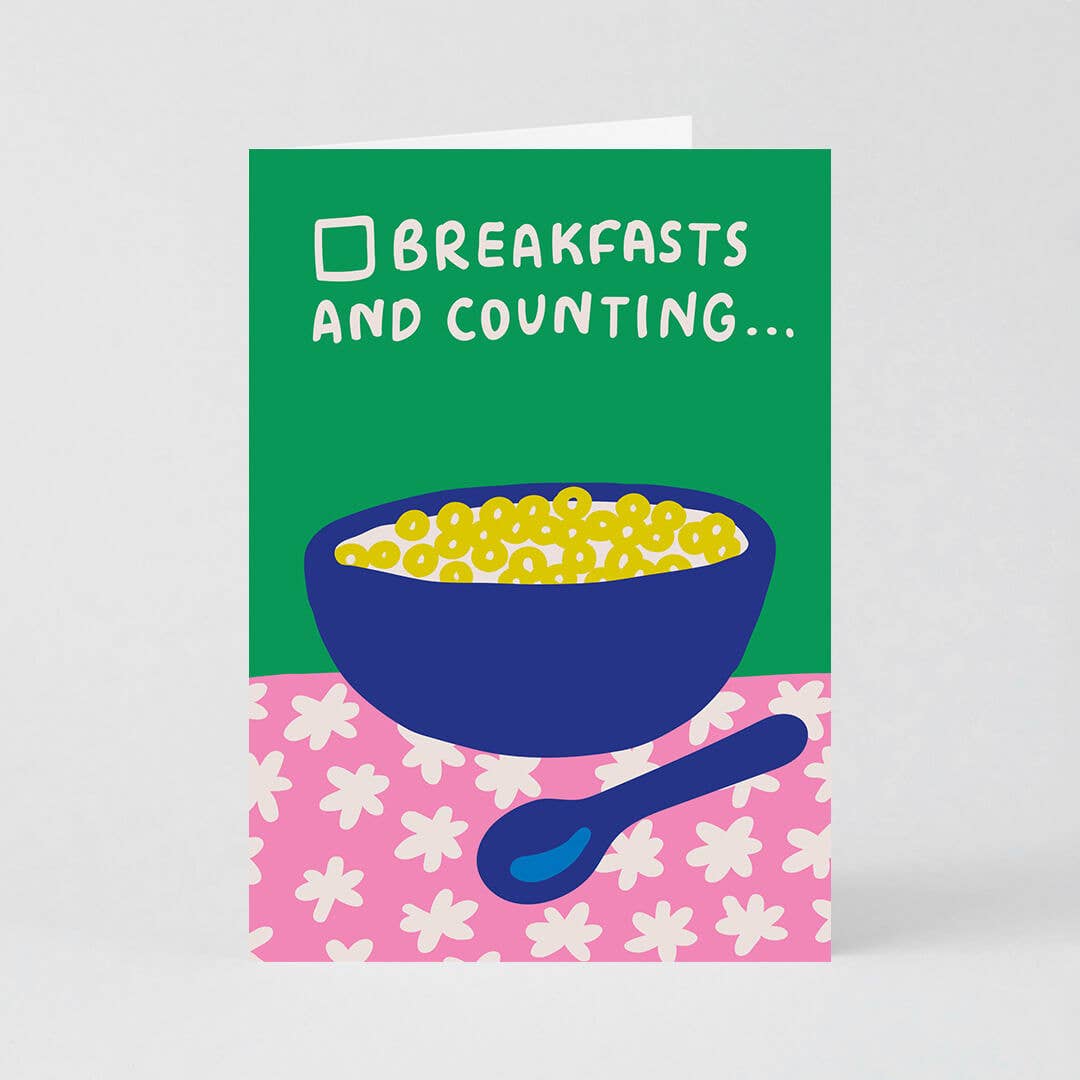 Redy. - Wholesale Birthday Card - Breakfasts Birthday Greeting Card (Folded) + Envelope0