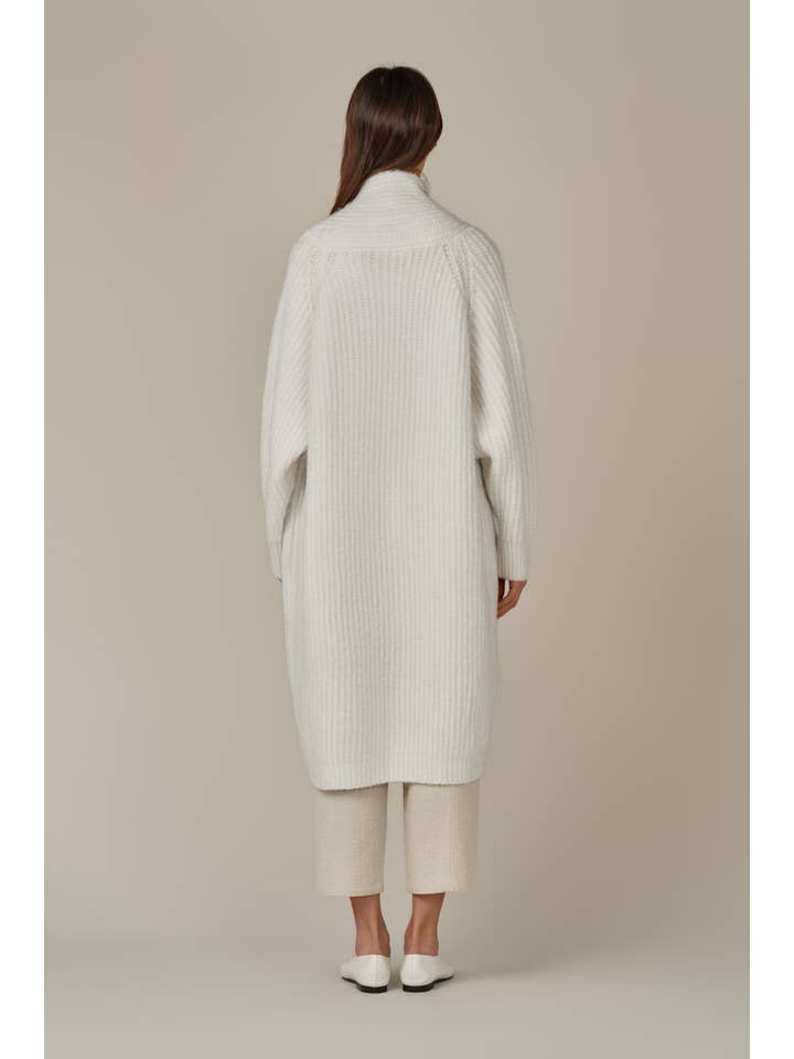 Grade & Gather - Wholesale Cardigan - Women's - 80342 -Â LONG SHAWL COLLAR CARDIGAN