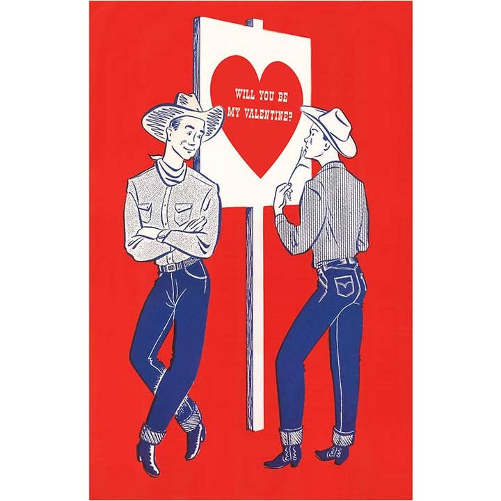 Found Image Press - Wholesale Postcard - Postcard VL-353 Cowboy Valentine
