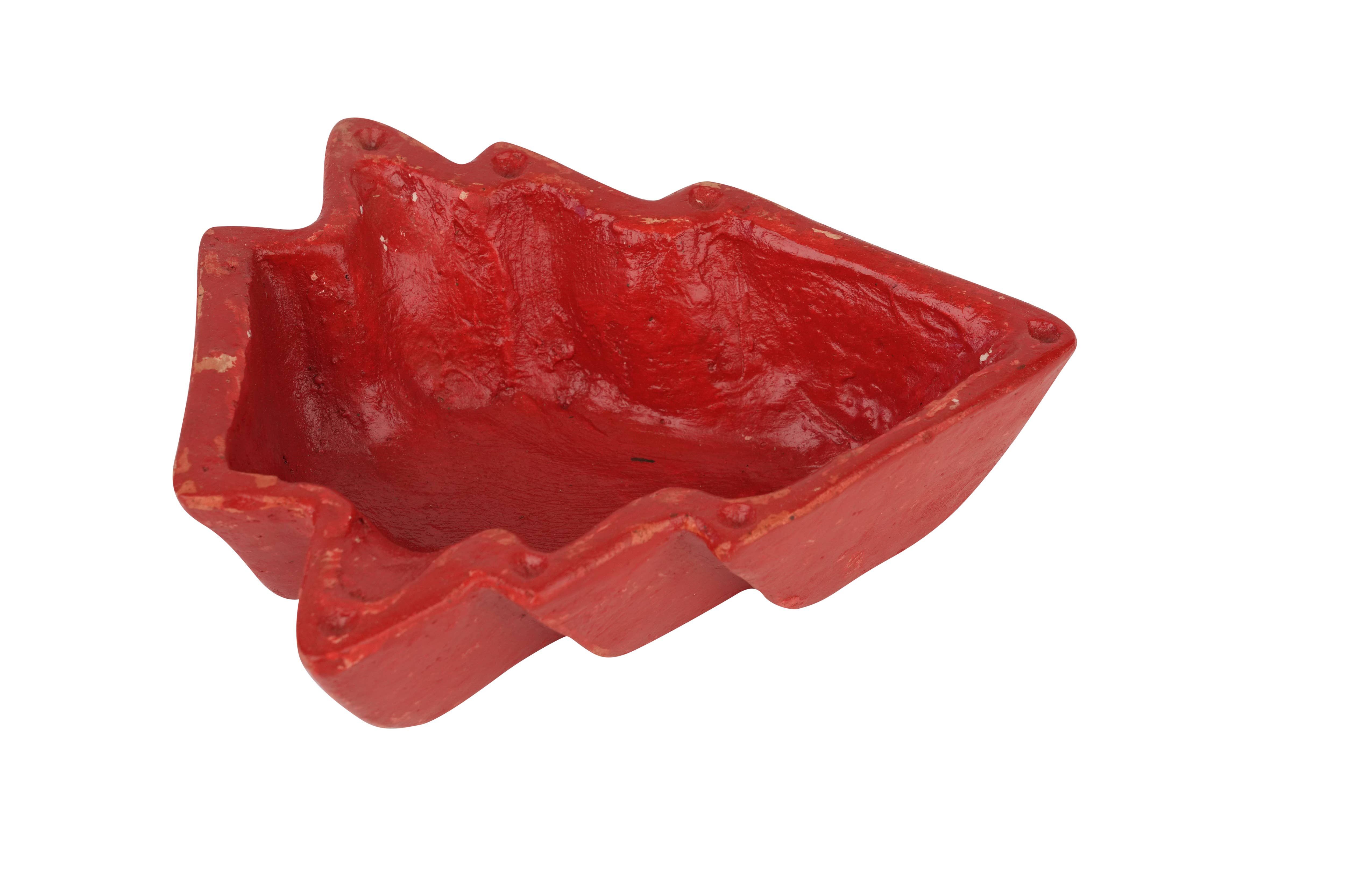 My Amigos Imports - Wholesale Candle Holder - Christmas Tree Clay Vessel-Candle Ready-9x8 inch-3 Color-NEW3