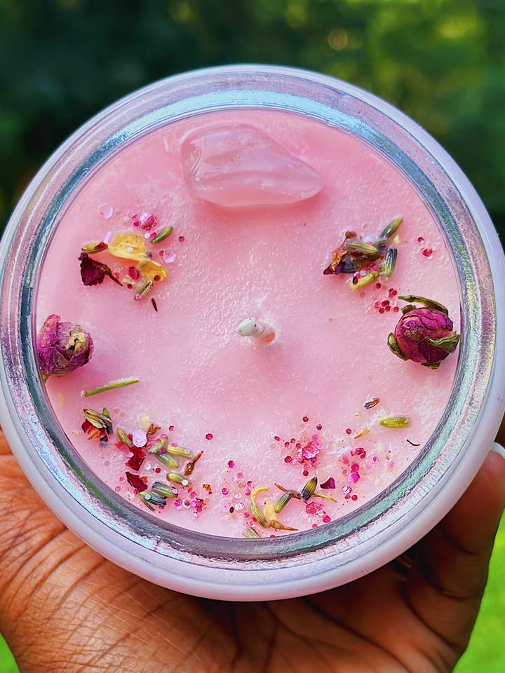 Self Love Candle for wholesale by Saje and Luna