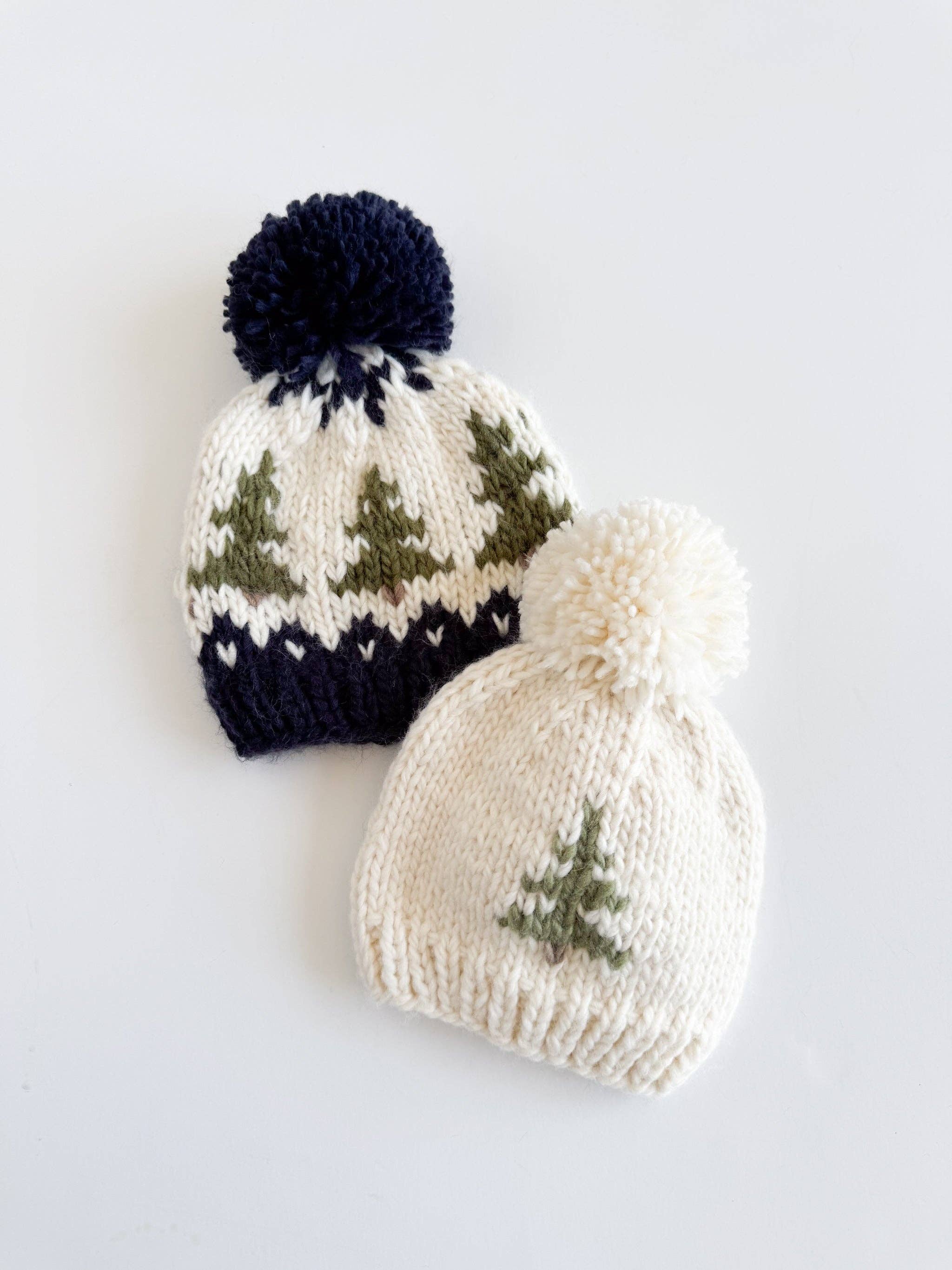Figgy Friends - Wholesale Beanie - Kids - Tree Hat Cream Baby Kid Knit Beanie Fall Winter1