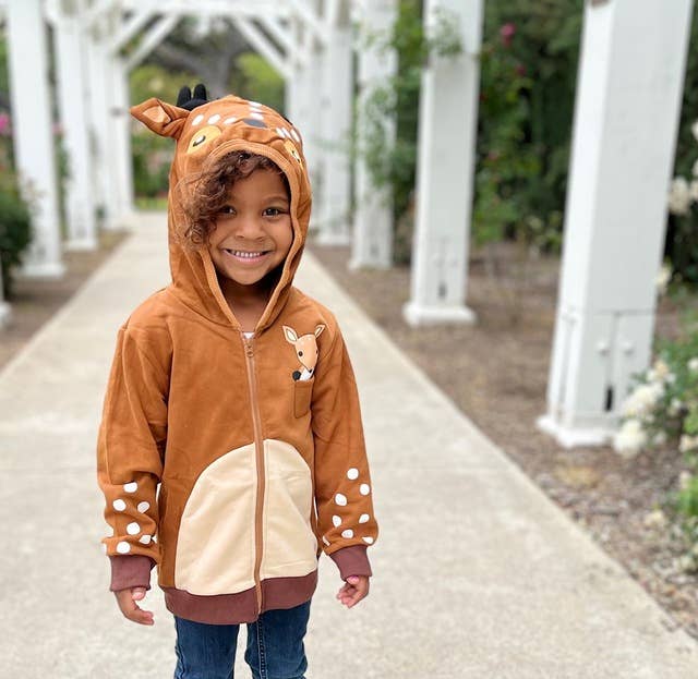 Doodle Pants - Wholesale Hoodie - Kids - Woodland Fawn Toddler and Kids 3D Hoodie2