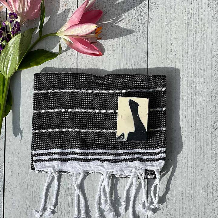 Scents and Feel - Wholesale Hand Towel - Hand Towel Bicolor Stitches
