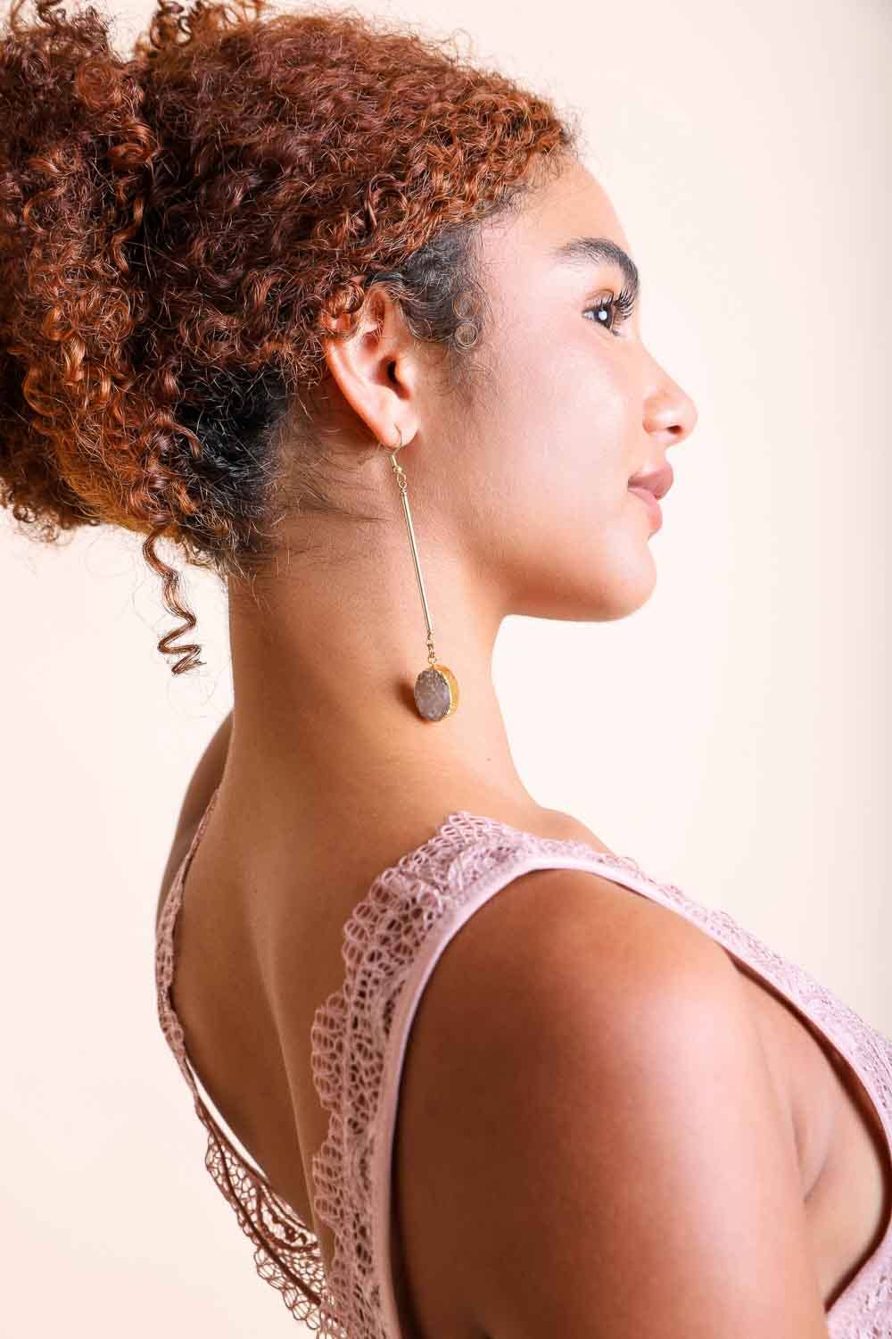 Leto Accessories - Wholesale Dangle Earrings - Crystal Gemstone Drop Statement Earrings4