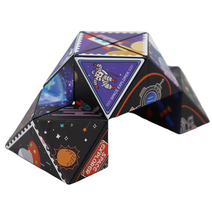 Cap Zone - Wholesale Puzzel - Kinderen - Space Galaxy Infinity Cube mechanisch puzzelspeelgoed