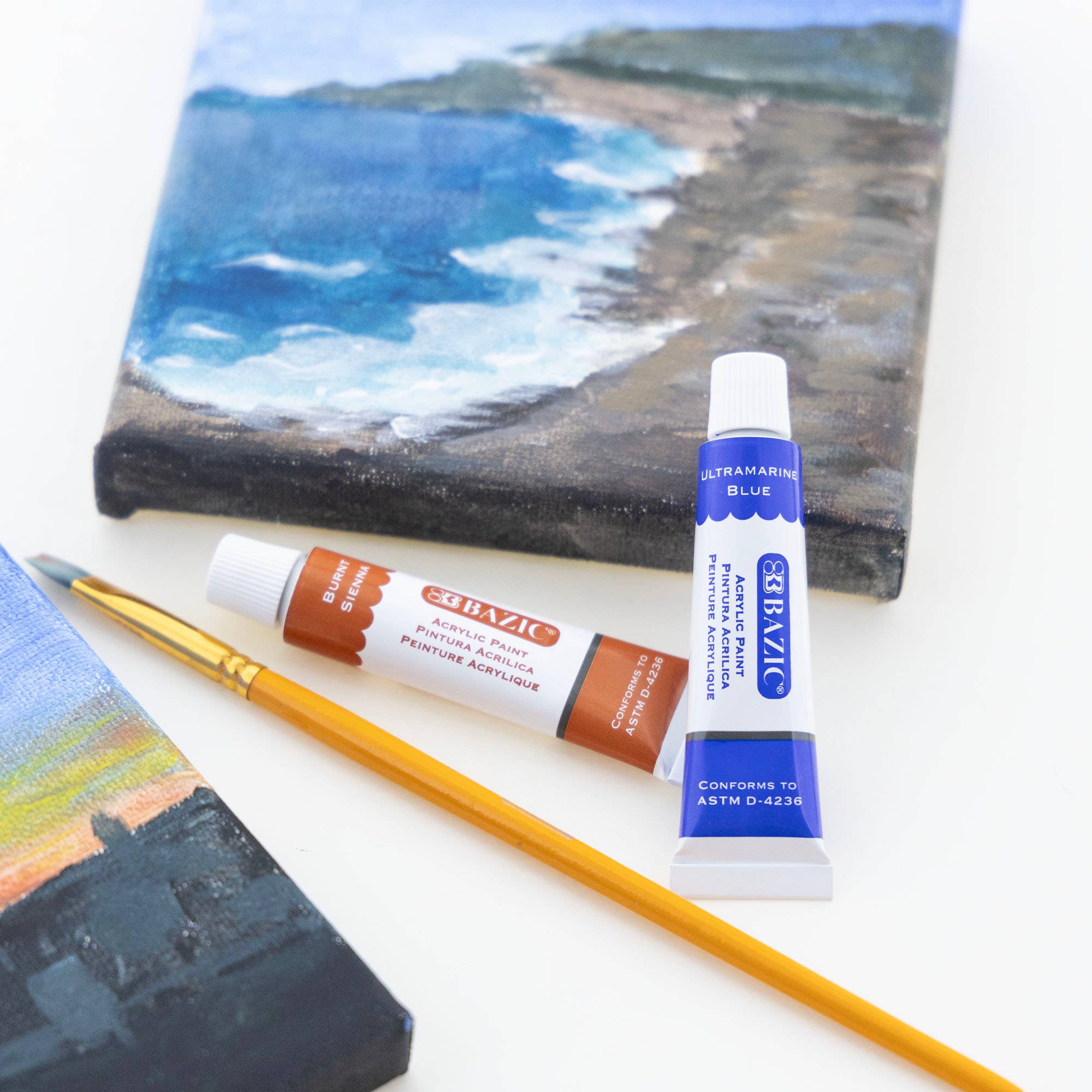 BAZIC Products - Wholesale Paint Set - Acrylic Paint 8 Color 0.4 FL OZ (12 mL)6