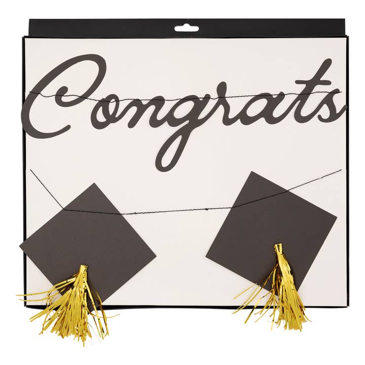 GRD1002 - Congrats Grad Cap Banner Set for wholesale by My Mind’s Eye