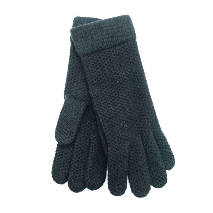 Portolano - Wholesale Gloves - Women's - CASHMERE HONEYCOMB GLOVES