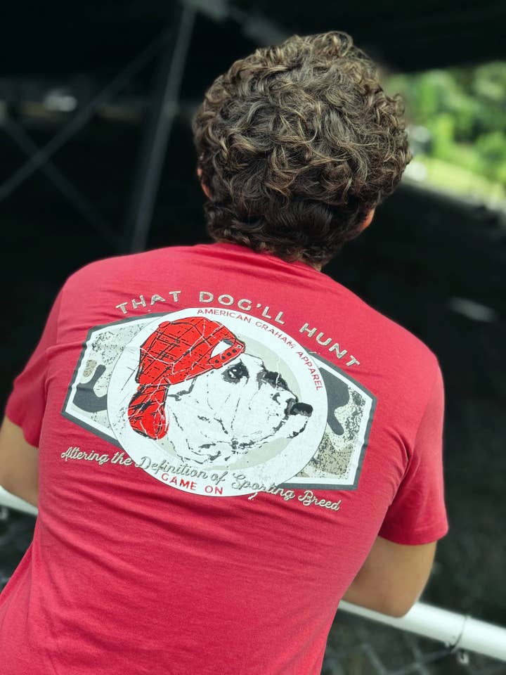 Game On: Sporting Bulldog Graphic T-Shirt - American Graham Apparel for wholesale by American Graham Apparel