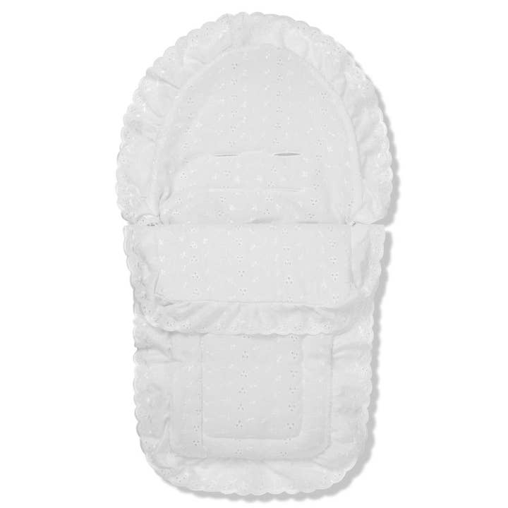 For Your Little One – wholesale Car seat cover – Kids & baby – Broderie Anglaise Car Seat Footmuff / Cosy Toes Compatible with ABC Design