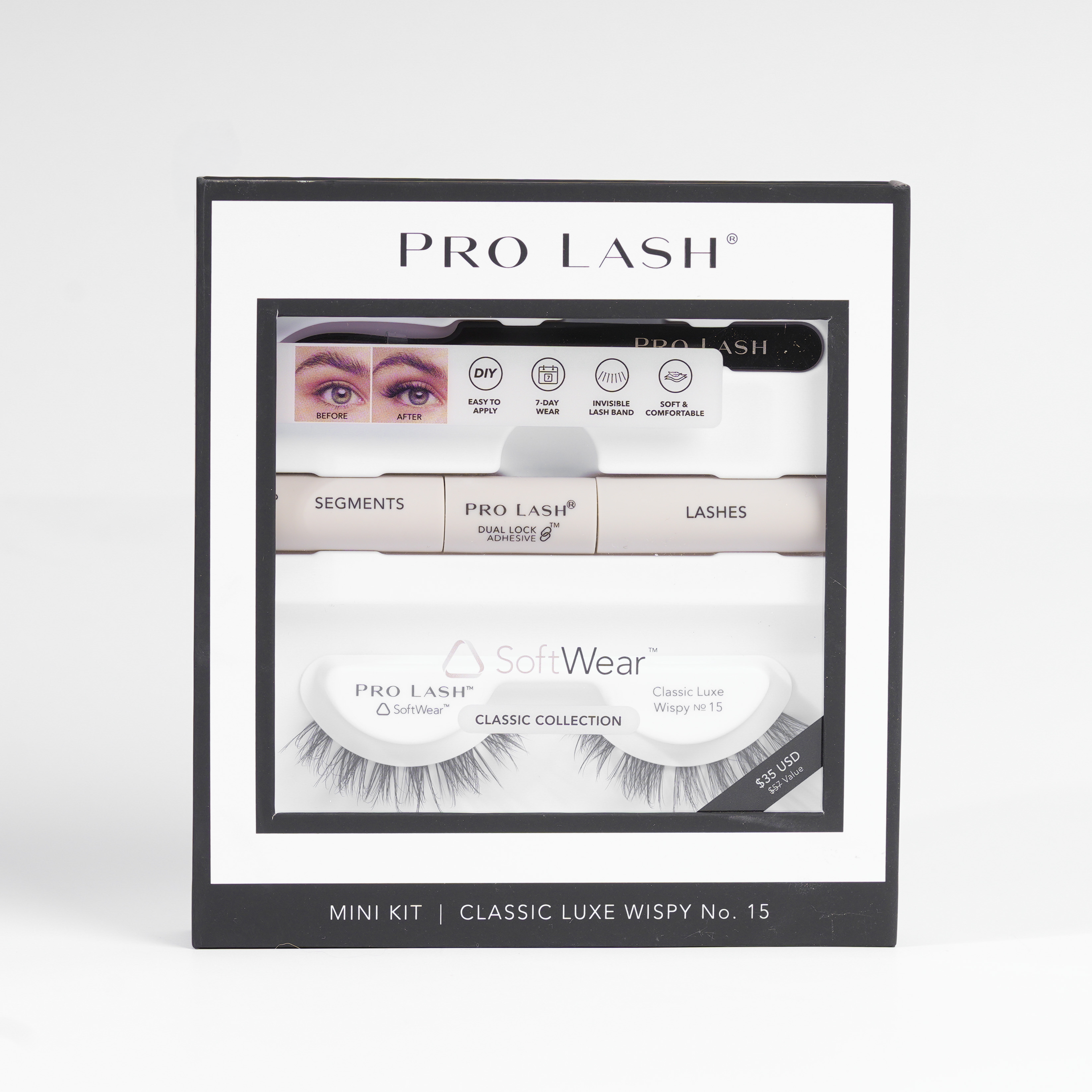 Pro Lash - Wholesale False/Fake Eyelashes - Mini Kit10