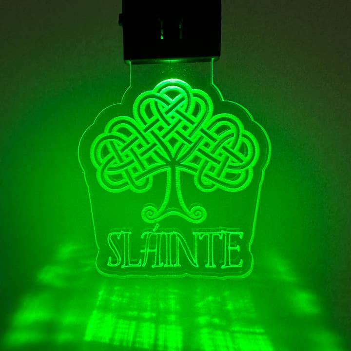 The 308 Collective - Wholesale Keychain – Unisex - Slainte Irish LED Keychain with Clip3