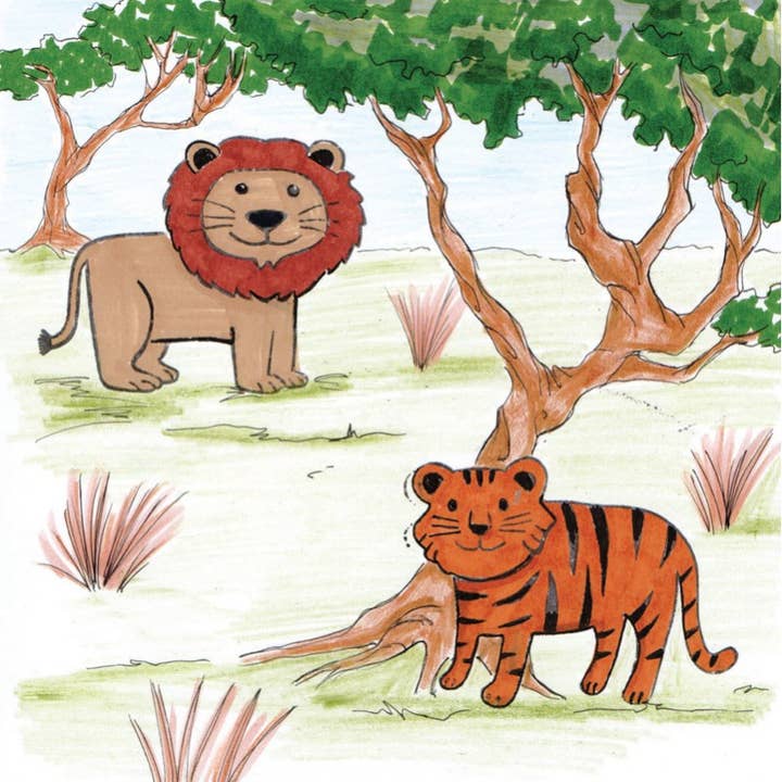 Créa Lign' – Großhandel Spielzeugset – Kinder – Meine riesigen Briefmarken: Safari