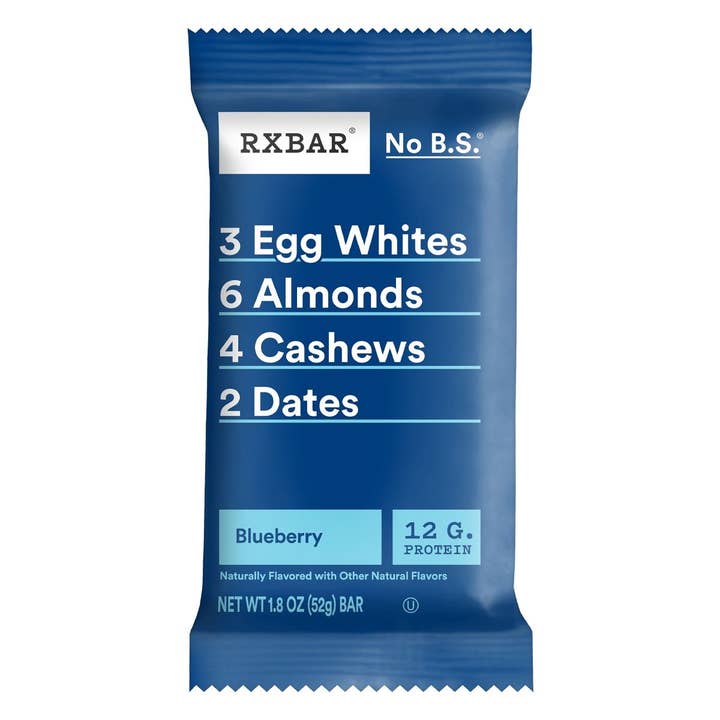 RxBar, BLUEBERRY, 12/1.8oz for wholesale by NuEats