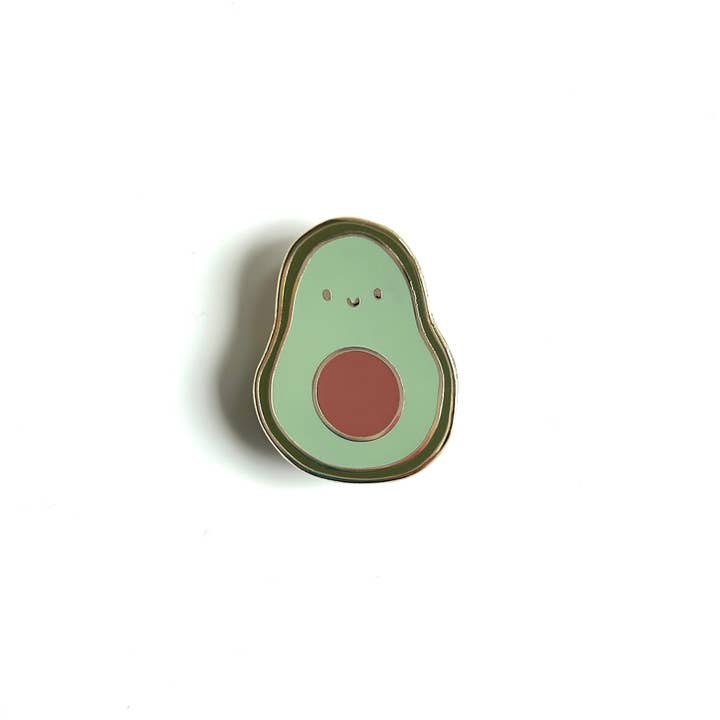 Avocado Enamel Pin for wholesale by Yay Parade Co.