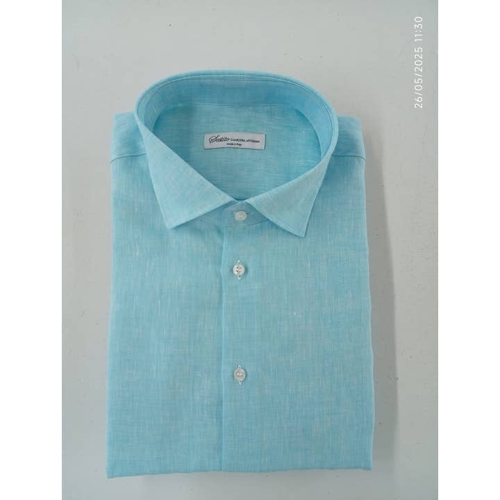 Sestito Camicia Artigiana - Wholesale Button Down Shirt - Men's - Men's linen shirt1