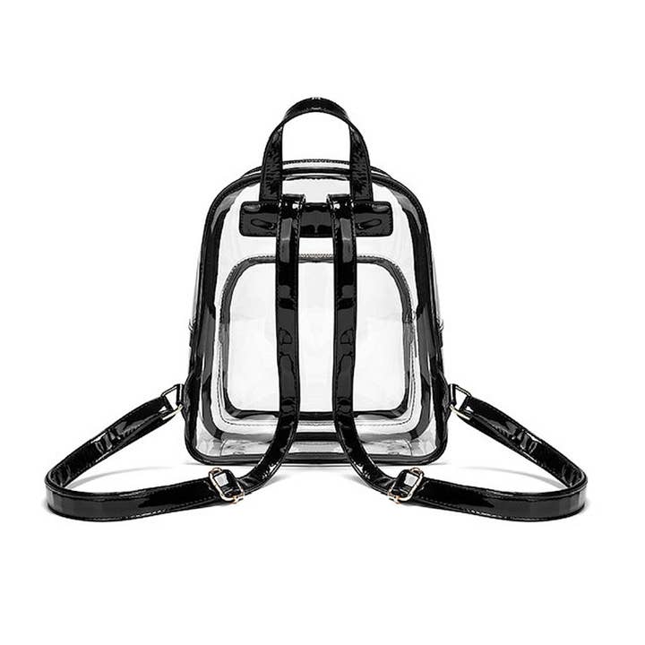 MiMi Wholesale - Wholesale Backpack - Women's - Stephanie Clear Mini Backpack for Women3