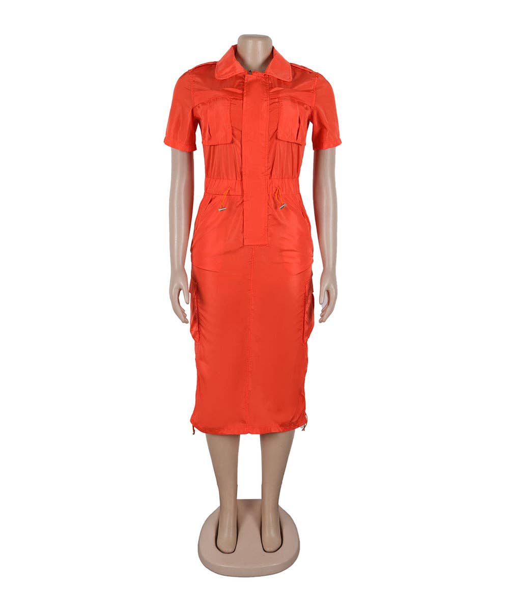 Aria Romance - Wholesale Dress - Women's - Utility Pocket Shirtdress22
