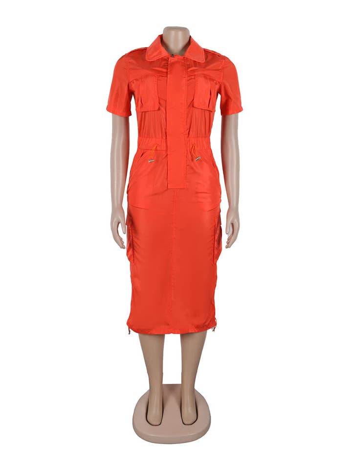 Aria Romance - Wholesale Dress - Women's - Utility Pocket Shirtdress22