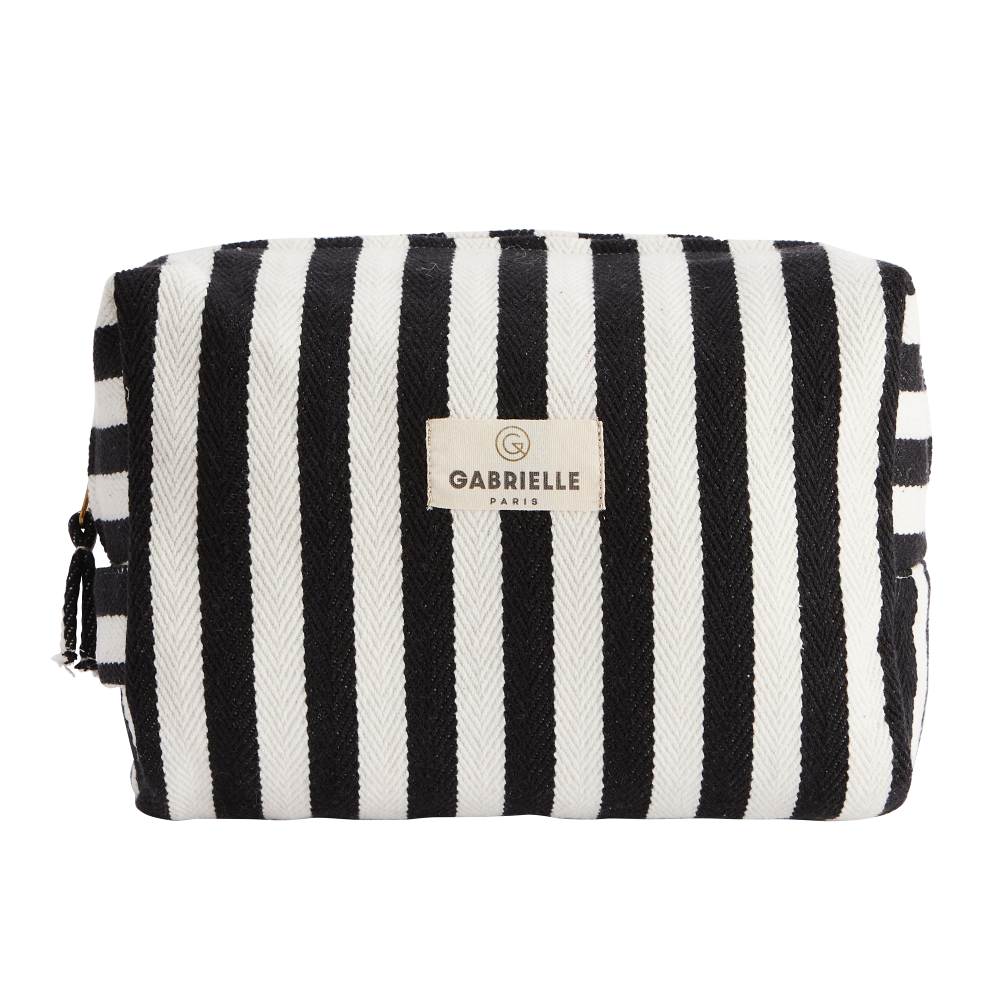 Gabrielle Paris - Wholesale Toiletry Bag - Unisex - Black Stripes Toiletry Bag2