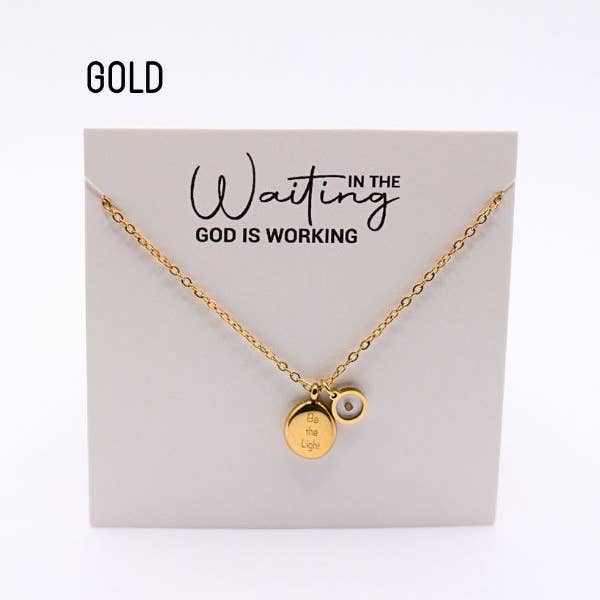 Two and Crew - Faith Based Jewelry & Gifts - Wholesale Pendant/Charm Necklace - Mustard Seed Faith Necklace, Be the Light Christian Jewelry