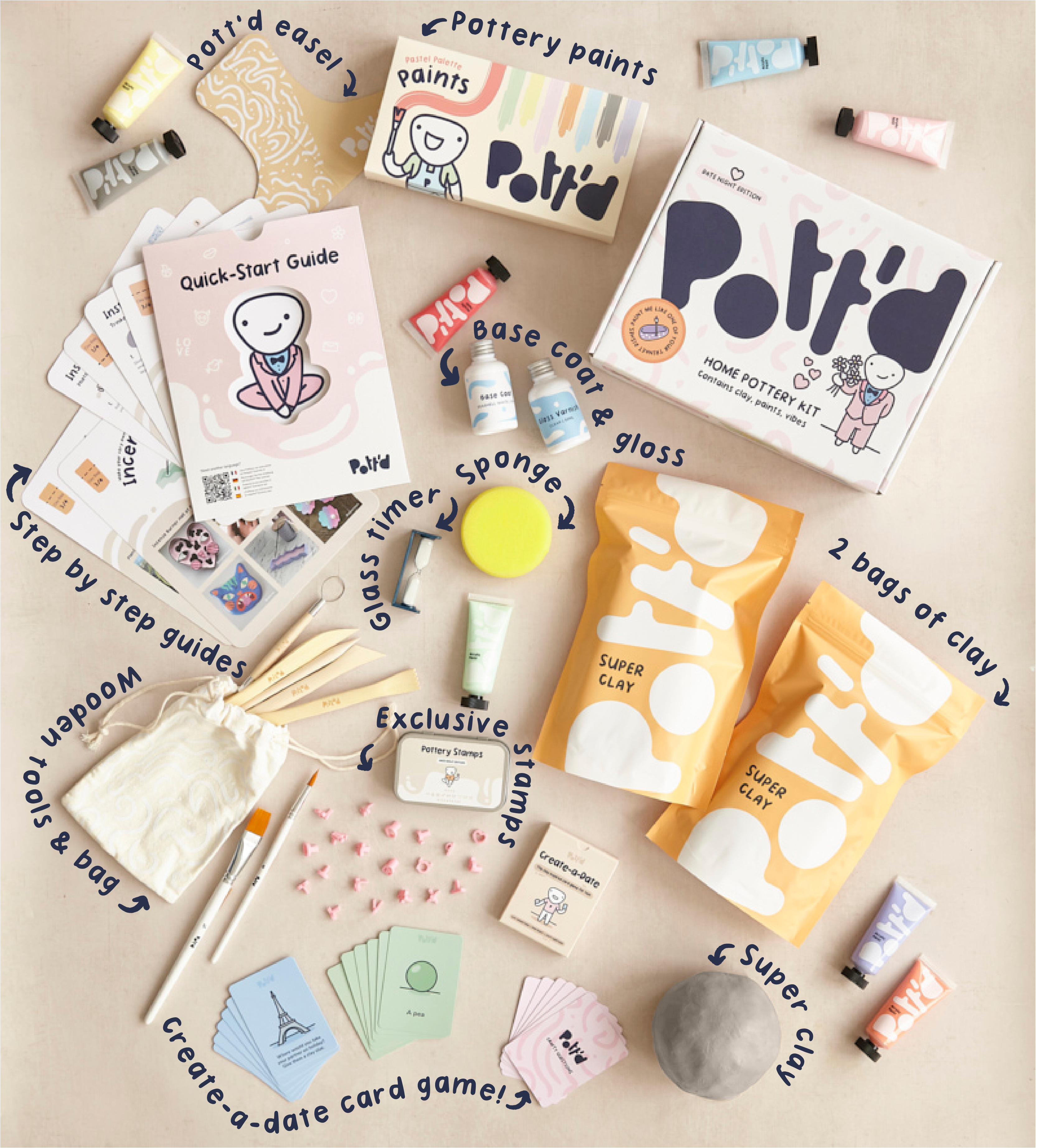 Pott'd – Großhandel Bastelset – Date-Night-Keramik-Set für Zuhause2